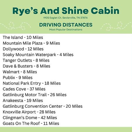 Ryes And Shine Bootlegger'S Cabin! Hot Tub* Pool* Arcade* Billiards *Ev * Pet Friendly 세비어빌 외부 사진